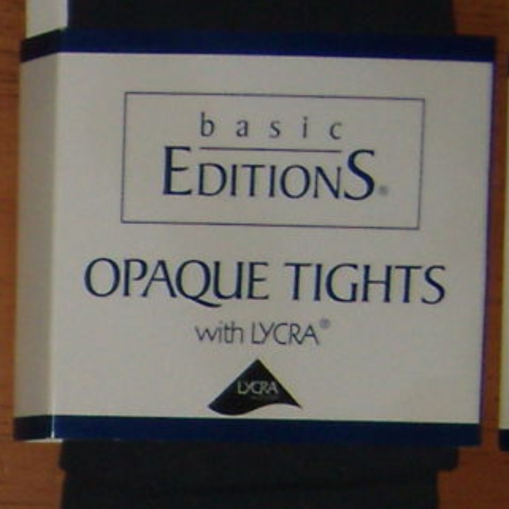 True vintage comfy opaque lycra tights